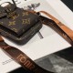 LV & Gucci Accordion Card Wallet Designer iPhone Case - Monogram/GG Print with Detachable Strap & Oversized Logo