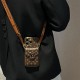 LV & Gucci Accordion Card Wallet Designer iPhone Case - Monogram/GG Print with Detachable Strap & Oversized Logo