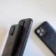 ARC'TERYX Embossed Logo Luxury iPhone Case - Premium Leather (Grey/Green/Black)