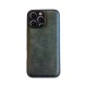 ARC'TERYX Embossed Logo Luxury iPhone Case - Premium Leather (Grey/Green/Black)