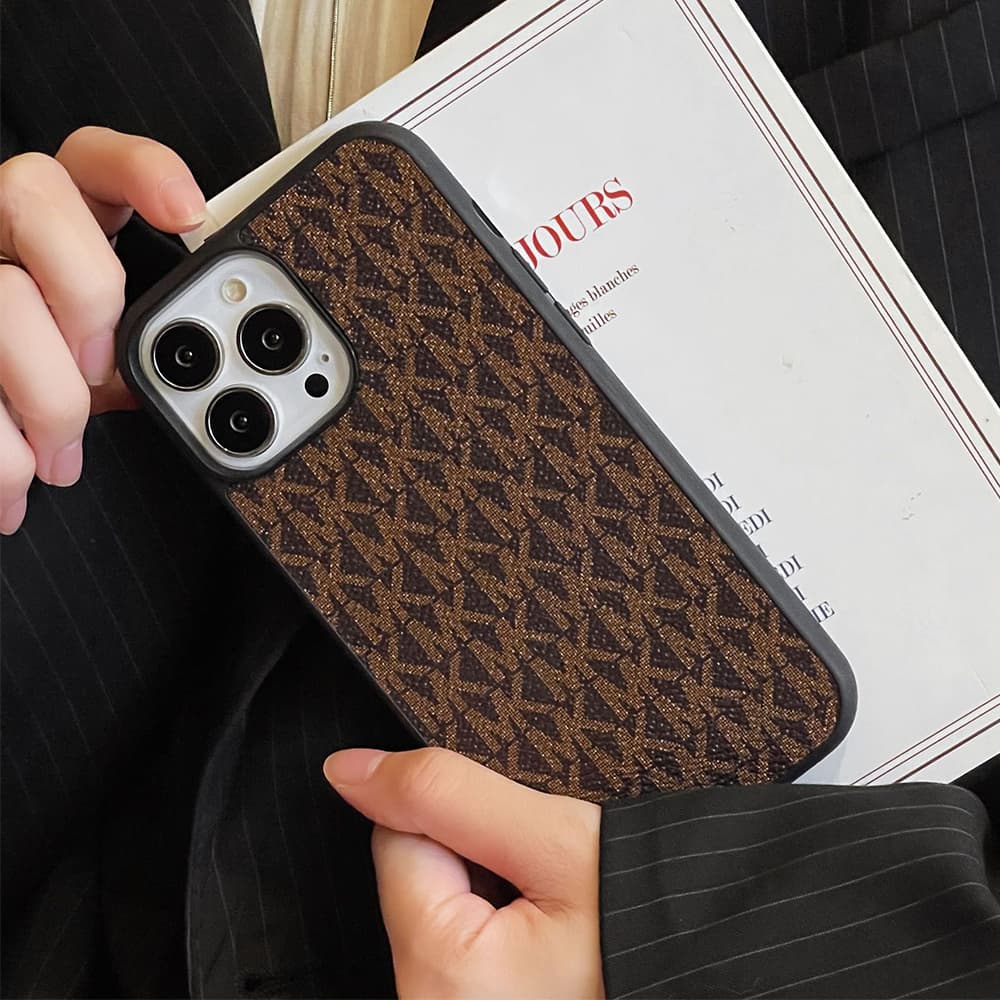 MICHAEL KORS Designer iPhone Case - All-Over MK Monogram Print (5 Colors)