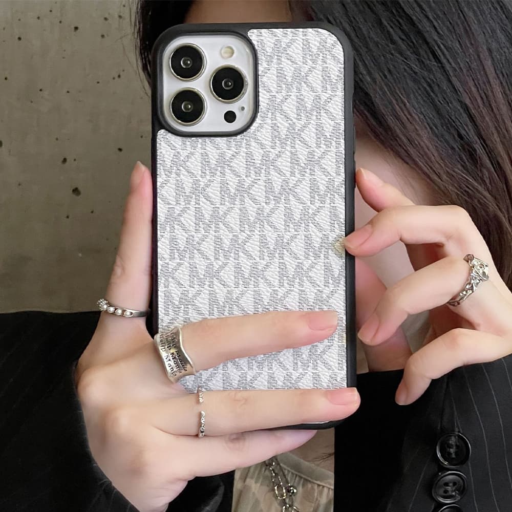 MICHAEL KORS Designer iPhone Case - All-Over MK Monogram Print (5 Colors)