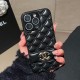 CHANEL Diamond Quilted Leather with Gold-toned CC Logo Luxury iPhone Case (5 Colors)