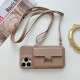 HERMÈS Tri-Fold Wallet Luxury iPhone Case - H Lock (8 Colors)