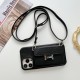HERMÈS Tri-Fold Wallet Luxury iPhone Case - H Lock (8 Colors)