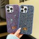 SWAROVSKI Gold-toned Swan Logo Luxury iPhone Case - Crystal Embellished (10 Colors)