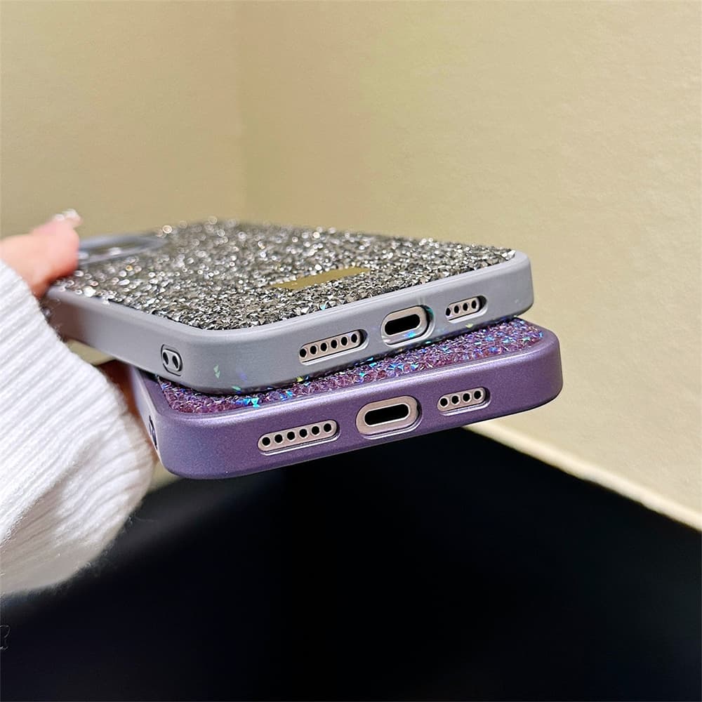 SWAROVSKI Gold-toned Swan Logo Luxury iPhone Case - Crystal Embellished (10 Colors)
