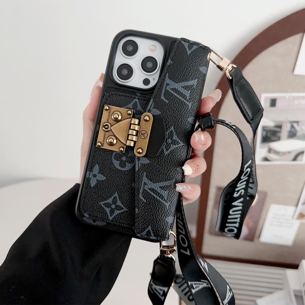 Louis Vuitton Pochette Métis Design with S-Lock Designer Phone Case for iPhone & Galaxy (3 Colors) 