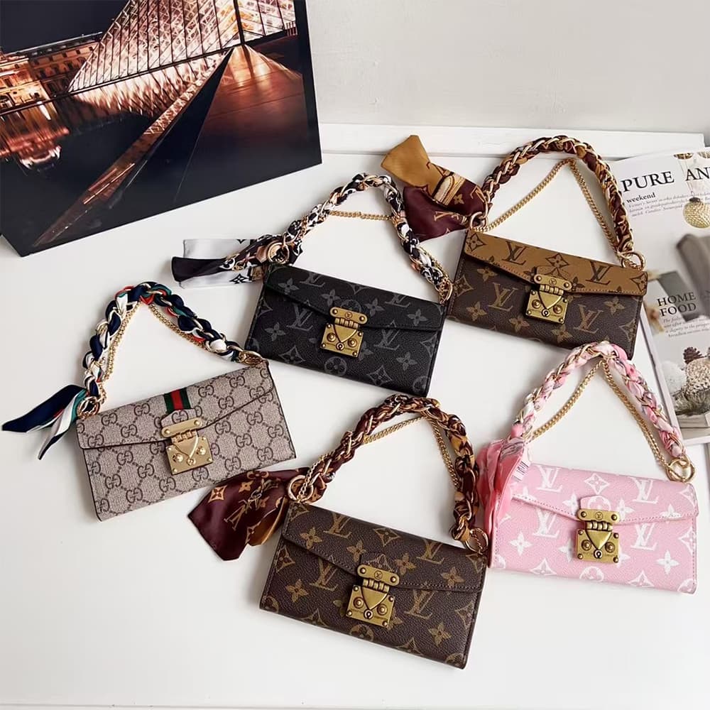 Louis Vuitton & Gucci Monogram/GG Mini Bag Luxury Phone Case for iPhone & Galaxy S series (5 Colors)