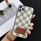 Louis Vuitton Metal Logo Plaque iPhone Case - Monogram & Damier Print