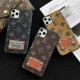 Louis Vuitton Metal Logo Plaque iPhone Case - Monogram & Damier Print