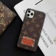 Louis Vuitton Metal Logo Plaque iPhone Case - Monogram & Damier Print