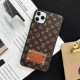 Louis Vuitton Metal Logo Plaque iPhone Case - Monogram & Damier Print