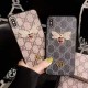 Gucci GG Supreme with Bee Emblem iPhone Case (5 Colors) for iPhone