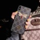 Gucci GG Supreme with Bee Emblem iPhone Case (5 Colors) for iPhone
