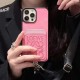 LOEWE Anagram Embossed iPhone Case with Card Holder & Strap (4 Colors)