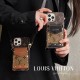 Louis Vuitton Monogram Crossbody Bag with Leather Strap iPhone Case