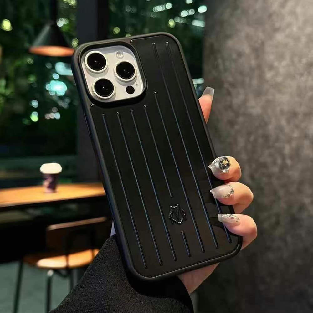 RIMOWA Aluminum Grooved Designer iPhone Case