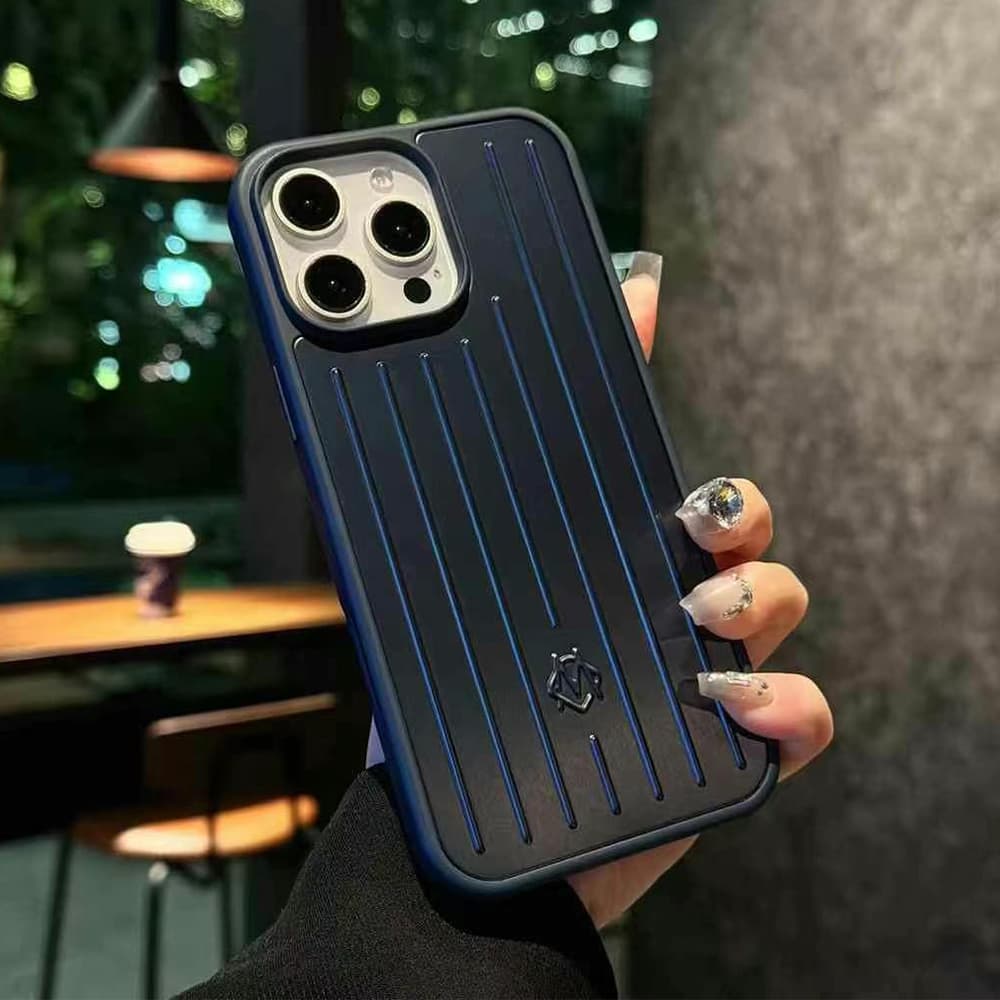 RIMOWA Aluminum Grooved Designer iPhone Case