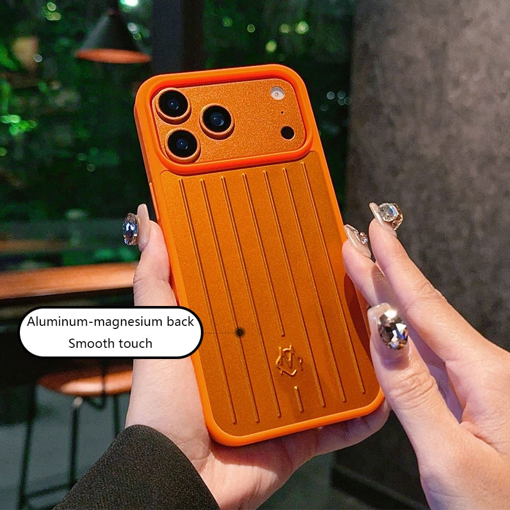 Rimowa Grooved Aluminum-Magnesium Alloy iPhone Case - Dark Green