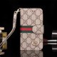 LV Gucci Burberry Classic Flip Cover for iPhone - Monogram/GG/Plaid (Multi-Color)