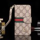 LV Gucci Classic Flip Cover for iPhone - Monogram/GG (Multi-Color)