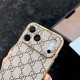 LV & Gucci Gold Frame iPhone & Samsung Galaxy Series Case