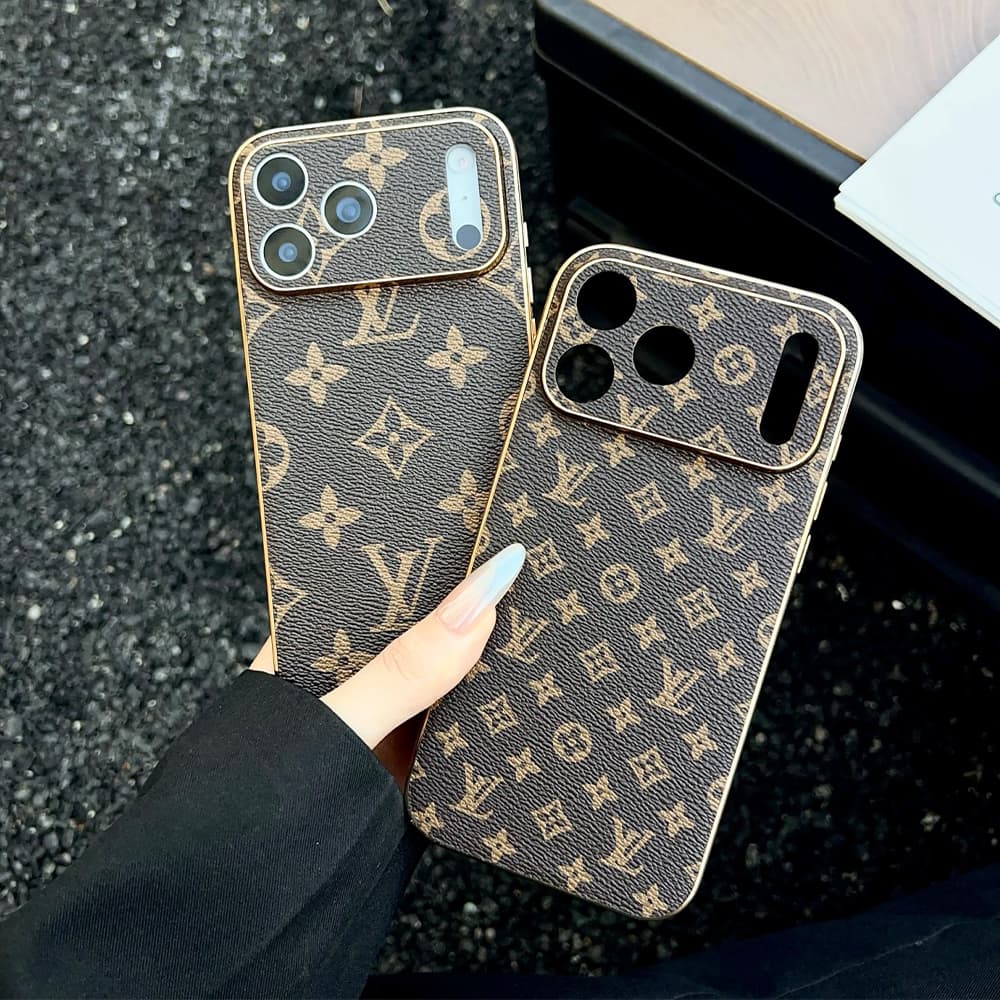 LV & Gucci Gold Frame iPhone & Samsung Galaxy Series Case