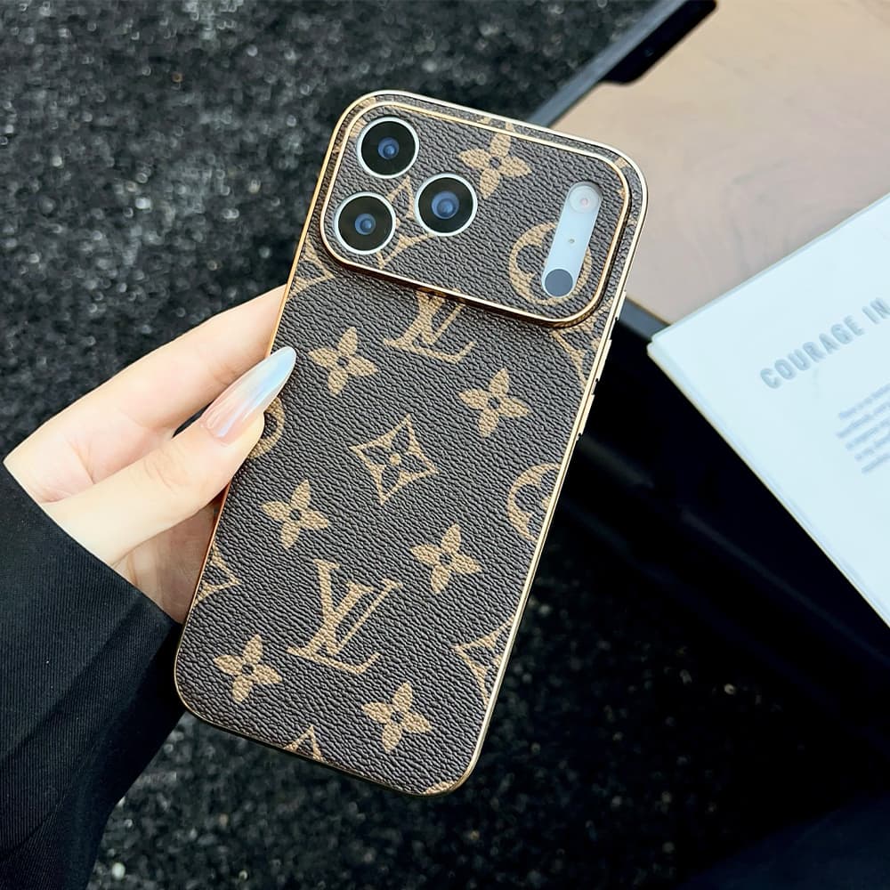 LV & Gucci Gold Frame iPhone & Samsung Galaxy Series Case