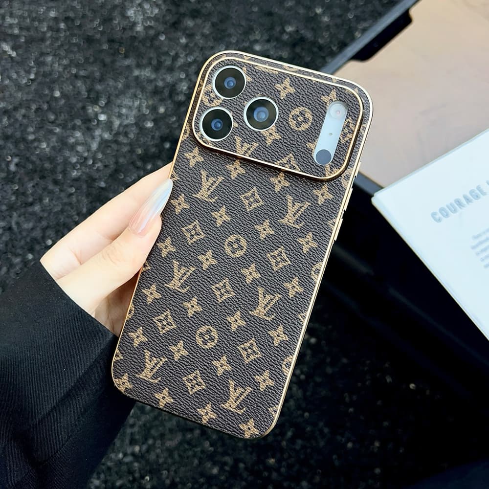 LV & Gucci Gold Frame iPhone & Samsung Galaxy Series Case