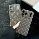 LV & Gucci Gold Frame Phone Case - Monogram/GG Print for iPhone & Galaxy