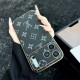 LV & Gucci Gold Frame Phone Case - Monogram/GG Print for iPhone & Galaxy