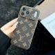 LV & Gucci Gold Frame Phone Case - Monogram/GG Print for iPhone & Galaxy