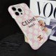 CELINE Triomphe & Carriage Print iPhone Case