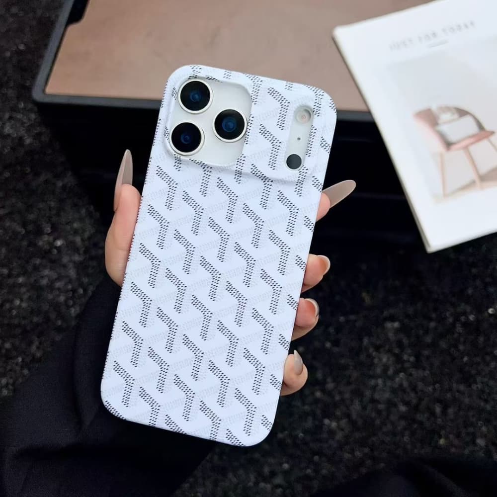 Goyard Chevron Print iPhone Case (4 Colors)