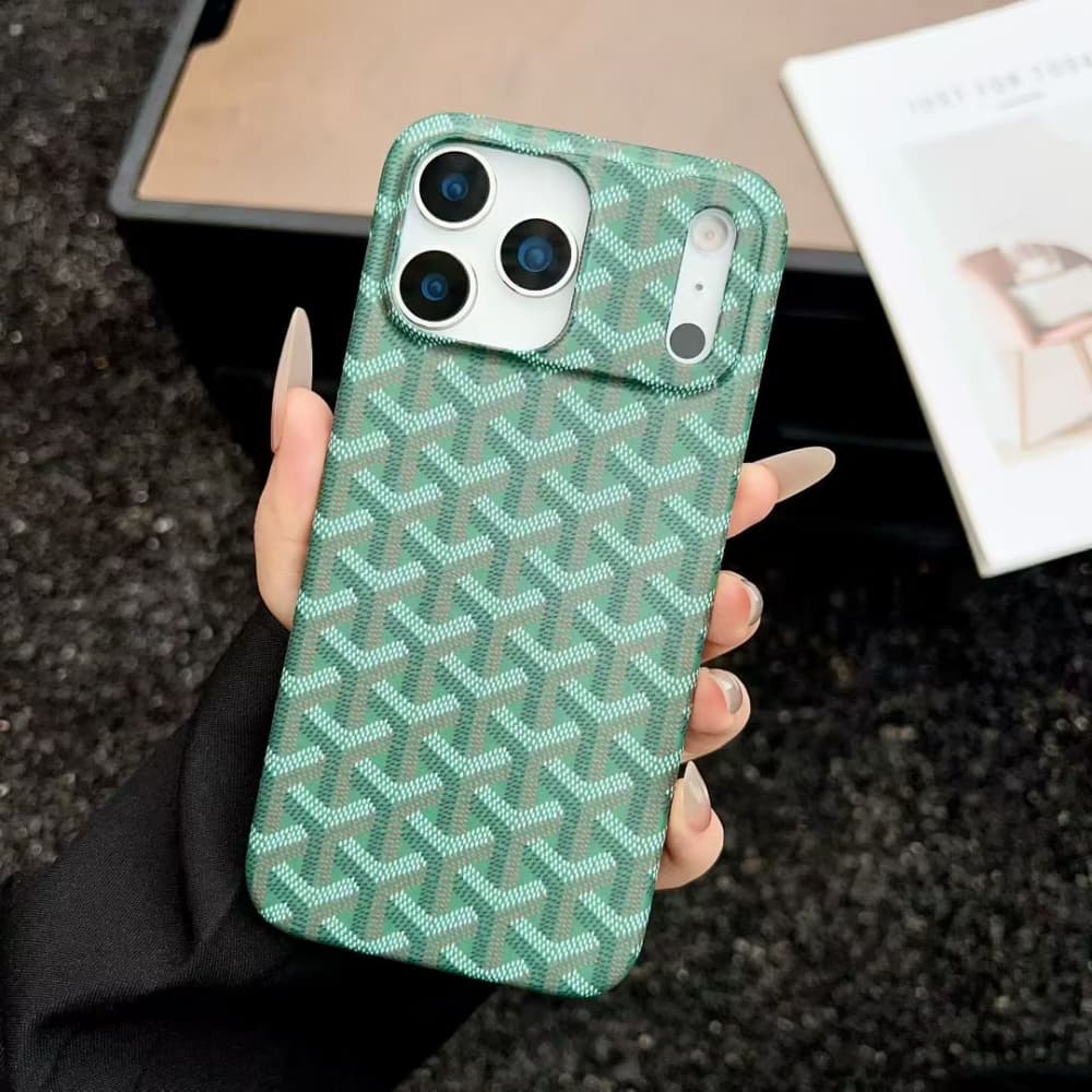 Goyard Chevron Print iPhone Case (4 Colors)