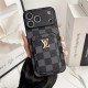 LV Gucci Coach Burberry Precision Hole iPhone Case with Card Slot