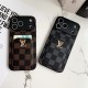 LV Gucci Coach Burberry Precision Hole iPhone Case with Card Slot