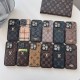 LV Gucci Coach Burberry Precision Hole iPhone Case with Card Slot