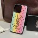 YSL Glitter & Hearts iPhone Case with Gold Logo (5 Styles)
