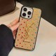 YSL Glitter & Hearts iPhone Case with Gold Logo (5 Styles)