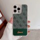 GUESS Floral Pattern with Gold Logo iPhone Case (5 Colors)