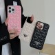 Prada Quilted Pattern with Triangle Logo iPhone Case