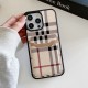 Burberry Classic Check with Double-layer Card Slots iPhone Case