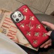Louis Vuitton Gold LV Logo & Fleur Pattern Embossed iPhone Case (3 Colors)