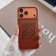 Loewe Embossed Logo & Text iPhone Case (2 Colors)