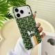 Goyard Classic Print X Cartoon Art iPhone Case (8 Colors)