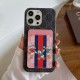 Gucci X Disney GG Print with Daisy Duck Card Slot iPhone Case
