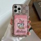 Gucci X Disney GG Print with Daisy Duck Card Slot iPhone Case