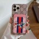 Gucci X Disney GG Print with Daisy Duck Card Slot iPhone Case